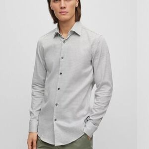 Hugo Boss dress shirt cotton white